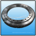 Slewing bearing with external gear for rotating machinery